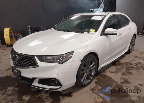 2019 Acura Tlx Tech A-Spec Pkgs из США, поврежденный, VIN 19UUB1F60KA001936